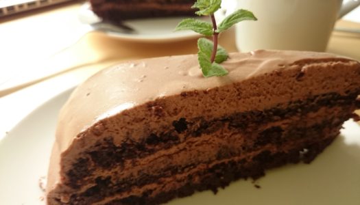 Шоколадно-ромовый торт-антистресс