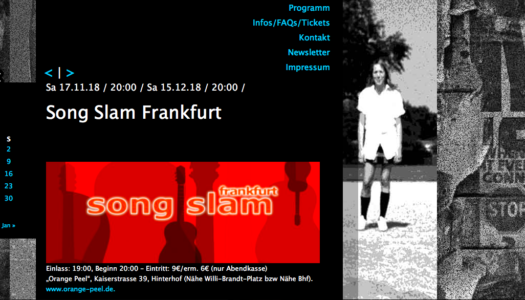 15 Dezember Song Slam Frankfurt