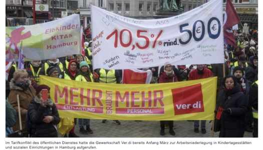Забастовка в Германии 27 марта 2023 года. Streik am 27. März